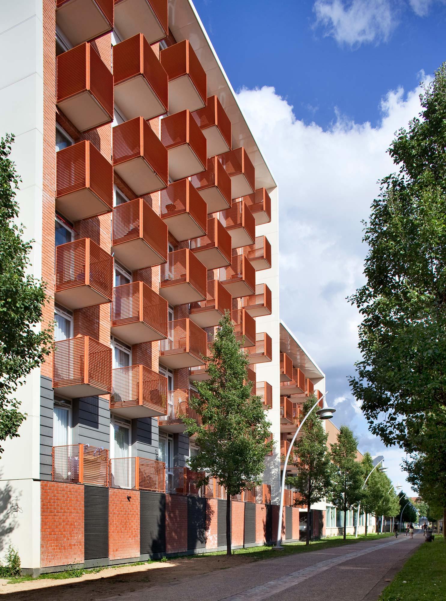 Ivry-sur-Seine, Logements, résidence étudiante, HGA – Hubert Godet Architectes