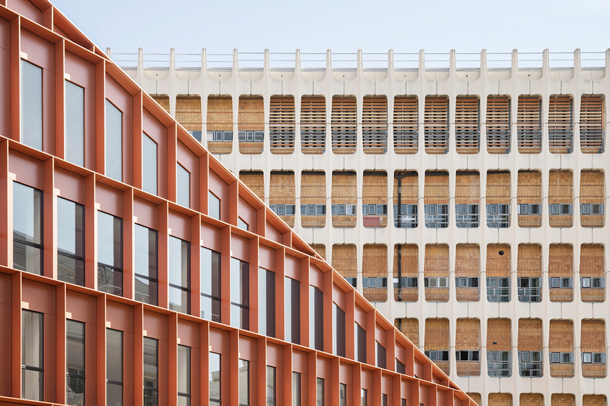 Modénature, Extension, Façade rouge, HGA – Hubert Godet Architectes